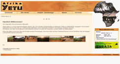 Desktop Screenshot of afrika-yetu.de