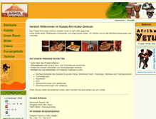 Tablet Screenshot of kubata.afrika-yetu.de